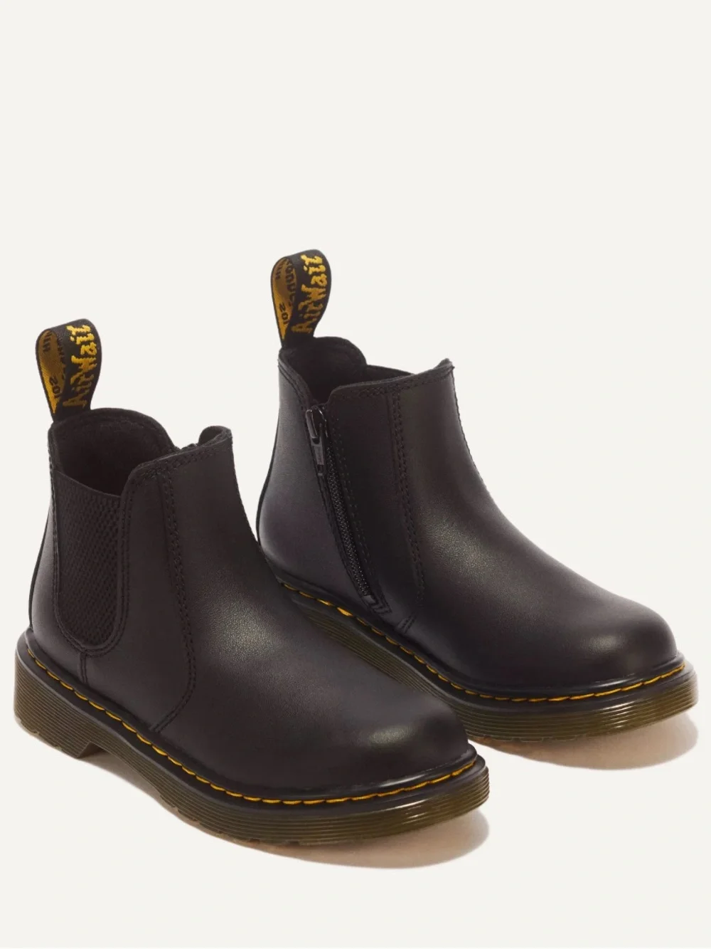 Dr. Martens Softy T Leather Chelsea Boots Black Full Grain Leather 2976J